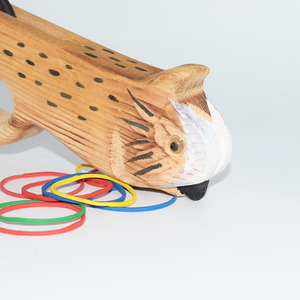 Jouet de sports de plein air élastiques en forme d'animal hibou jouet <span class=keywords><strong>pistolet</strong></span> enfants <span class=keywords><strong>tir</strong></span> jouant en bois jouet <span class=keywords><strong>pistolet</strong></span> - Product Image 4