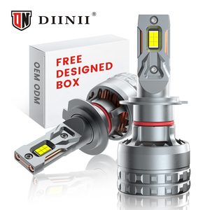 200W siêu sáng Điều kiện Mới dẫn đèn pha 20000ml Bóng đèn H7 hai ống đồng 6500K Nhiệt độ màu cao thấp chùm đèn pha - Product Image 2