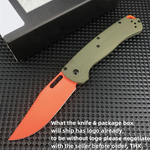 سكين جيب تكتيكي ذو محور مثبت EDC للدفاع عن النفس للتخييم قابل للطي بمقبض طراز Taggedout 15535 G10 - Product Image 3