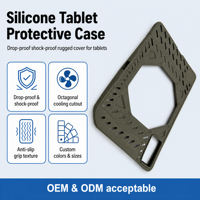 Étui de protection en silicone de bonne qualité pour tablette, compatible avec une protection intégrale à 360 degrés