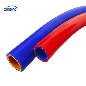 Proveedores de mangueras trenzadas de goma de tubo de radiador flexible de alta temperatura personalizadas manguera de calentador de silicona