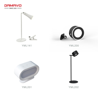 DAMAVO Lampe de lecture LED à clipser 12-24V avec chargement USB, réglable à 360°, bouton tactile magnétique, anti-éblouissement, éclairage intérieur couleur 3W