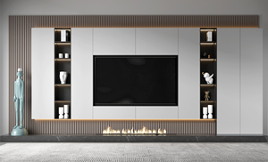 <span class=keywords><strong>Meuble</strong></span> <span class=keywords><strong>TV</strong></span> grand boîtier avec 4 portes <span class=keywords><strong>meuble</strong></span> <span class=keywords><strong>TV</strong></span> moderne avec rangement pour salon salon facile à nettoyer Ensembles de meubles - Product Image 4