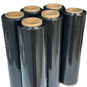 فيلم تغليف أسود من البولي إيثيلين منخفض الكثافة الخطي، فيلم تغليف جديد مقاوم للماء والغبار، تغليف ثابت للشحن اللوجستي - Product Image 1