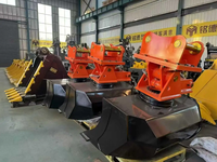 Harga Pabrik Hydraulic Tilt Bucket untuk Excavator, Attachment Bucket Penggali yang Dapat Dimiringkan untuk Excavator 20 Ton 30 Ton