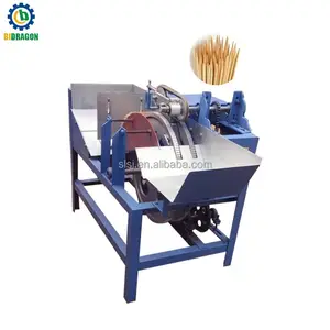 Meat Skewer Machine Bamboo BBQ Stick Making Machine Cutting Wood Tooth Pick Sharpening Machine For Sale