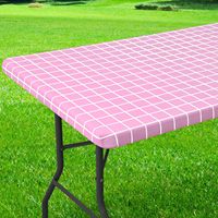 Couverture de table en spandex avec impression de taille personnalisée, couverture de table de massage ajustée pour fête et mariage