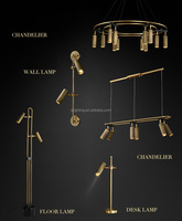 Lampe murale de luxe moderne de 30 pouces pour salle de bain de villa, chevet, en laiton, avec lumière LED pour miroir, corps en cuivre, lumière blanc chaud pour chambre à coucher