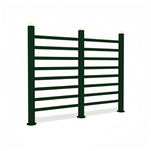 Barre Orizzontali Doppie per Fitness all'Aperto, Barra per <span class=keywords><strong>Trazioni</strong></span> con Tubo Zincato 300x12x260cm, Attrezzatura per Palestra all'Aperto Baihe BH22-19608 - Product Image 4