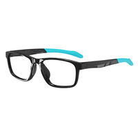 Monturas Ópticas Deportivas de Diseño Moderno, Color Gris Sólido, Aro Completo, Ligeras y Duraderas, TR90 Premium para Hombre