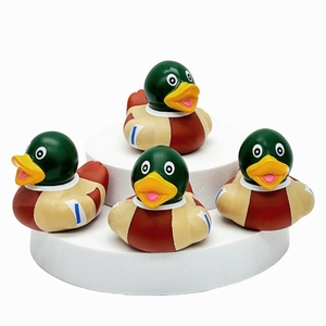 Mallard Rubber Ducks Baby Bath Toys Beach Pool Floating Ducks Jeeps Car Dashboard Decoraciones - Product Image 1