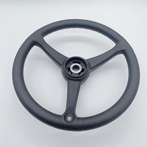 Volant Doosan 3 branches en plastique pour chariot élévateur électrique B20SE B30SE 2-3 tonnes, style classique - Product Image 5