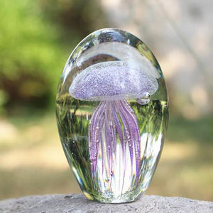 Hermoso pisapapeles decorativo de medusas de vidrio - Product Image 6