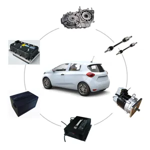 10000 watt 80 volt di Trazione Del Motore Trike Asse Posteriore Differenziale Auto Elettrica Kit di Conversione con Batteria