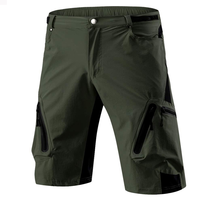 Vente en gros prêt à l'emploi poches zippées coupe ample Baggy Iking cyclisme VTT pantalon vtt Shorts hommes