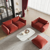 Sofá Modular Súper Cómodo y Elegante Sofá Moderno de Lujo en Terciopelo Sofá Suave de Diseño Italiano en Oferta