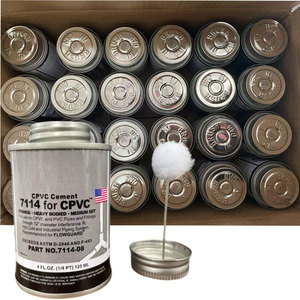<span class=keywords><strong>Ciment</strong></span> de soudure industriel pour tuyauterie en PVC et CPVC à haute densité, pour gaines et conduites électriques, 1/4 pinte, <span class=keywords><strong>gris</strong></span> - Product Image 1