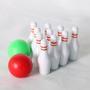 Accessoires et modèles de scène de sport en plein air pour maison de poupée, mini boule de <span class=keywords><strong>bowling</strong></span> - Product Image 1