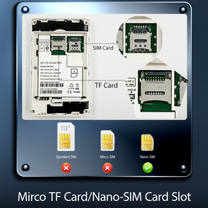 Karbor เราเตอร์ Wi-Fi 4G LTE <span class=keywords><strong>MF837</strong></span>พกพากลางแจ้งพร้อมช่องใส่ซิมการ์ด esim VoIP WEP QoS Firewall แบตเตอรี่ VPN 3000mAh - Product Image 2