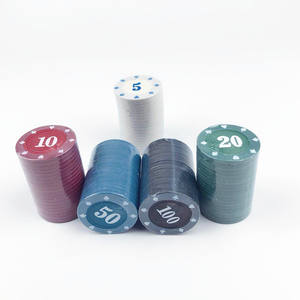 Chevalier chanceux de qualité supérieure en céramique personnalisée vente en gros 100 comprimés jeton de poker pour jetons de mélamine en céramique - Product Image 5