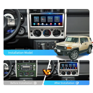 12.3 inch Android Car Stereo Màn hình cảm ứng đa phương tiện Player cho Toyota FJ Cruiser 2007-2017 đầu đơn vị xe đài phát thanh với MP5 GPS DSP - Product Image 3