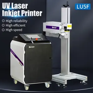 Factory Supplier Batch Bottle Uv Laser Printer Apply To Cosmetic/medical Industry For Hdpe/coated Paperboard