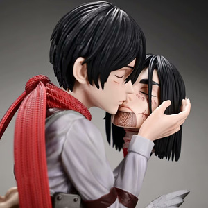 22CM Shingeki No Kyojin beso de la muerte Ackerman recoger regalo figurita japonesa estatua Anime PVC figura juguete - Product Image 3
