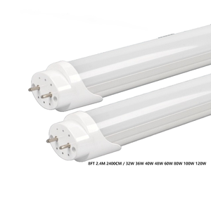2 năm bảo hành T8 8ft đèn <span class=keywords><strong>LED</strong></span> <span class=keywords><strong>2.4m</strong></span> 240cm 2400mm G13 ống đèn nhôm hồ sơ PC khuếch tán 36W 48W 50W 120W đèn công suất cao - Product Image 1