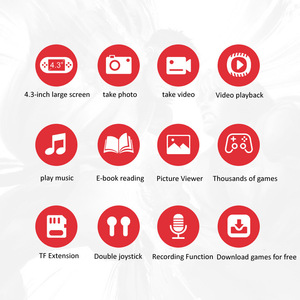 4.3/5.1 Inch X7 Retro HD Scherm Handheld <span class=keywords><strong>Game</strong></span> Console 8GB Klassieke Zak <span class=keywords><strong>MP5</strong></span> Speler PSP Mini <span class=keywords><strong>Game</strong></span> Console Plus - Product Image 3