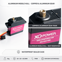 Servomoteur numérique étanche XQ-S3218M PWM pour coque intermédiaire en aluminium 20KG, entièrement personnalisable, vente en gros
