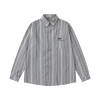 Nouveau produit personnalisé en usine, broderie de logo de haute qualité, impression à rayures contrastées, lin/coton haut de gamme, respirant pour le printemps