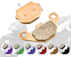 Piezas delanteras traseras, pastillas de freno de motocicleta para KYMCO Agility125 LINHAI ATV <span class=keywords><strong>150</strong></span> MAICO OSSA 500 <span class=keywords><strong>Kawasaki</strong></span> <span class=keywords><strong>KX</strong></span> 250 - Product Image 1