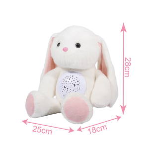 Animaux de sommeil de bébé-Veilleuse de projecteur de bruit blanc et d'étoiles | Cadeau de jouet en peluche apaisant - Product Image 4
