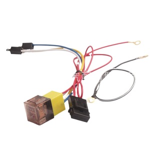 Car Air Horn Wiring Harness 12V 24V <b>Waterproof</b> Relay With Yellow Connector For Snail Horn Modification - Product Image 5