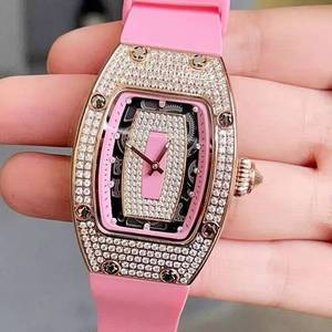 New top-tier starry sky full diamond <b>mechanical</b> <b>watch</b>, skeleton movement, suitable for women's business, dating, and social - Product Image 2