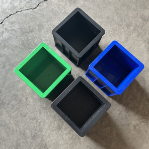 6\" X 6\" (150mm) ABS 플라스틱 콘크리트 큐브 몰드 주철 건축 블록 시험용 몰드 콘크리트 건설용 - Product Image 4