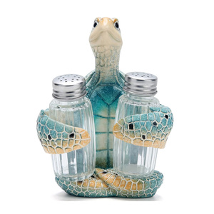 Özel Reçine El Yapımı Komik 3D Deniz Kaplumbağası Figürinli Bardak Altlığı Cep Telefonu Tutucu Masaüstü Süsü Hayvan Heykeli Telefon Standı - Product Image 4