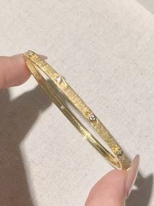 กำไลข้อมือ UM Jewelry เงินแท้ 925 ชุบทอง สำหรับทุกเพศ/ผู้ชาย/ผู้หญิง ของขวัญวันครบรอบ ของขวัญประจำวัน - Product Image 3