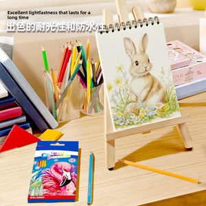 Ensemble de 12 boîtes de 24 crayons de cire colorés personnalisés en 18 couleurs, vente en gros, outils de dessin et d'écriture pour l'expression créative - Product Image 4