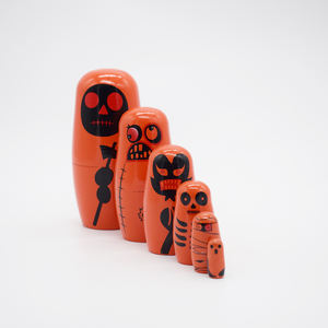 Regali di natale matrioska bambola bambole di nidificazione in legno fatte a mano - Product Image 3