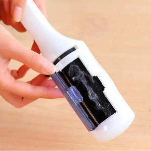 Cepillo electrostático para limpieza en seco, removedor de pelusas para ropa, rodillo de plástico con adhesivo fuerte - Product Image 3