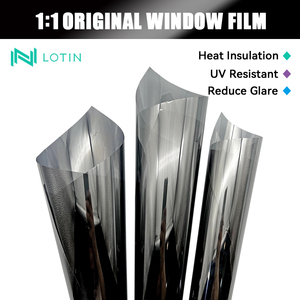 Film teinté noir de qualité supérieure, original 1:1, 100% de rejet des UV, isolation thermique pour voiture - Product Image 2