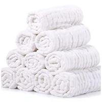 Premium Soft and Absorbent Baby Washcloths Muslin Cloths for Face Towel Newborn and Kids Bath Washcloths Muslin Cloths Gifts