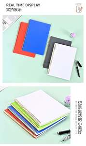 สมุดโน้ตแบบสันเกลียวปกกระดาษพิมพ์โลโก้ ไดอารี่แพลนเนอร์ สีตามสั่ง ขนาด A4 - Product Image 2