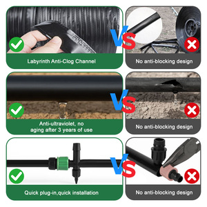 2L/h 3L/h nông nghiệp hệ thống tưới nhỏ giọt phẳng <span class=keywords><strong>Emitter</strong></span> Ống tưới tiêu cho trang trại nông nghiệp vườn nhỏ giọt Băng - Product Image 2