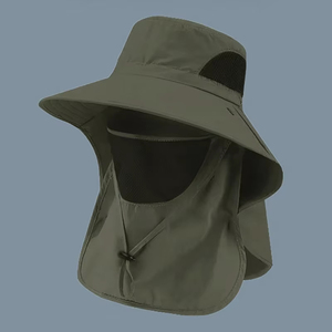 Sombrero de Verano con Protección para el Cuello, Transpirable, de Ala Ancha, Protección UV, para Pesca, Viajes, Playa y Vacaciones - Product Image 2