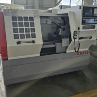 Tour à lit plat de haute précision CK6432, guidage à induction Fanuc, précision de répétabilité de 0,01 mm, garantie 1 an, neuf