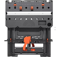 Table de travail portable robuste Airaj en PP et alliage d'aluminium, pliable, capacité de charge de 300 lb, multifonctionnelle