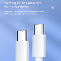 Câble de charge rapide USB-C 100W PD de 1m, vente en gros usine