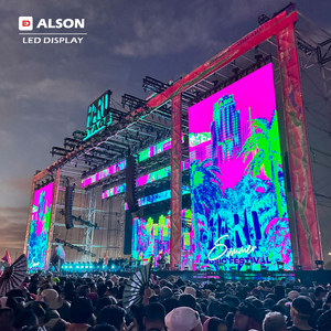 ALSON Video dinding layar sewa LED ringan dalam ruangan P3.91, untuk acara pertunjukan panggung Renta - Product Image 1